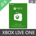 欧洲 XBOX LIVE ONE礼品卡